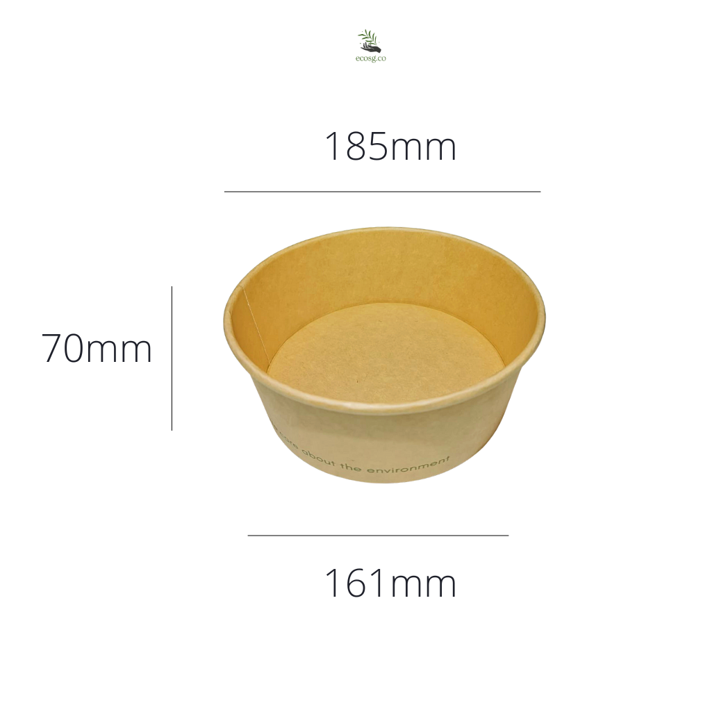 Paper Bowls Large Size 1400ml – ECOSG.CO